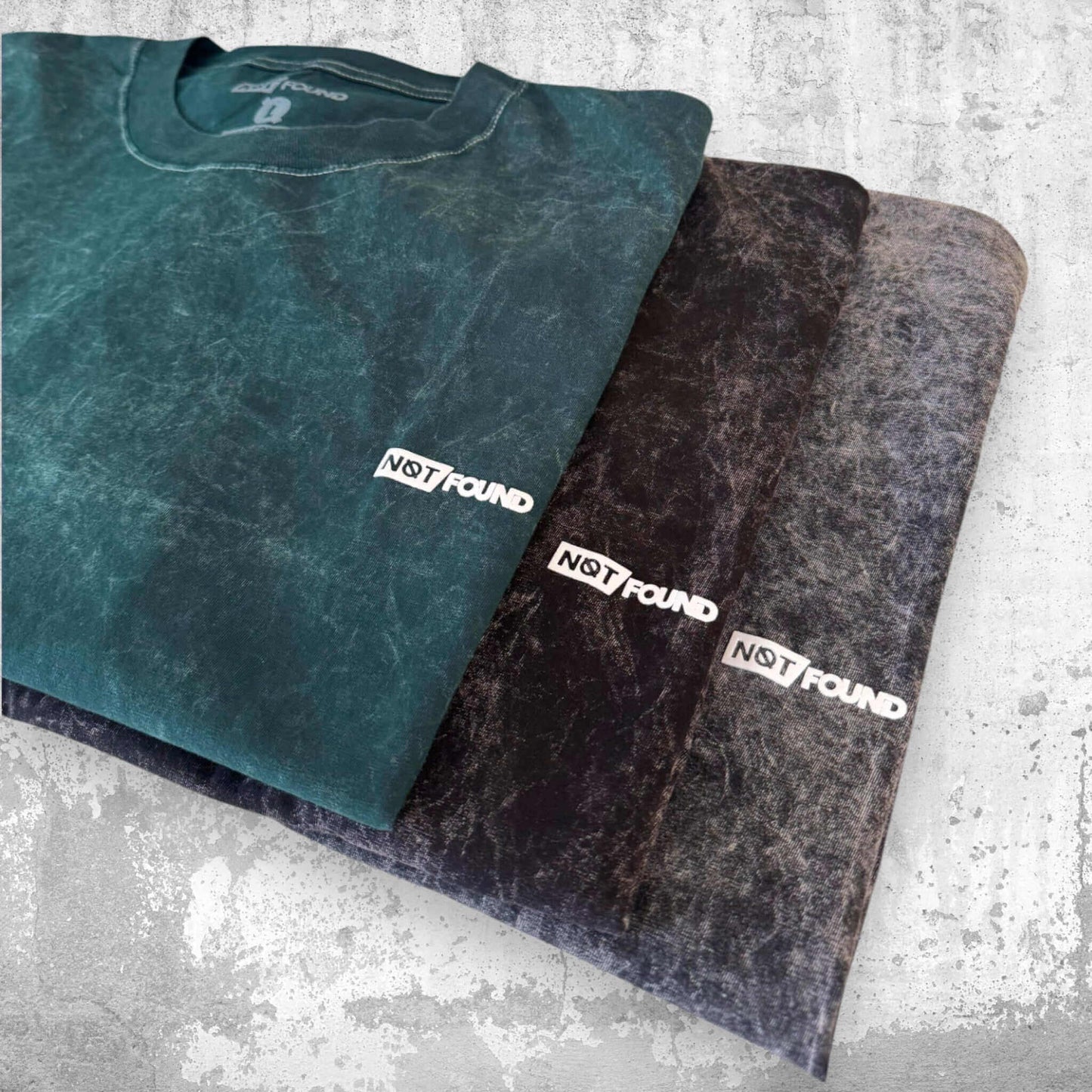Polera Oversize Acid Wash – Gris Oscuro