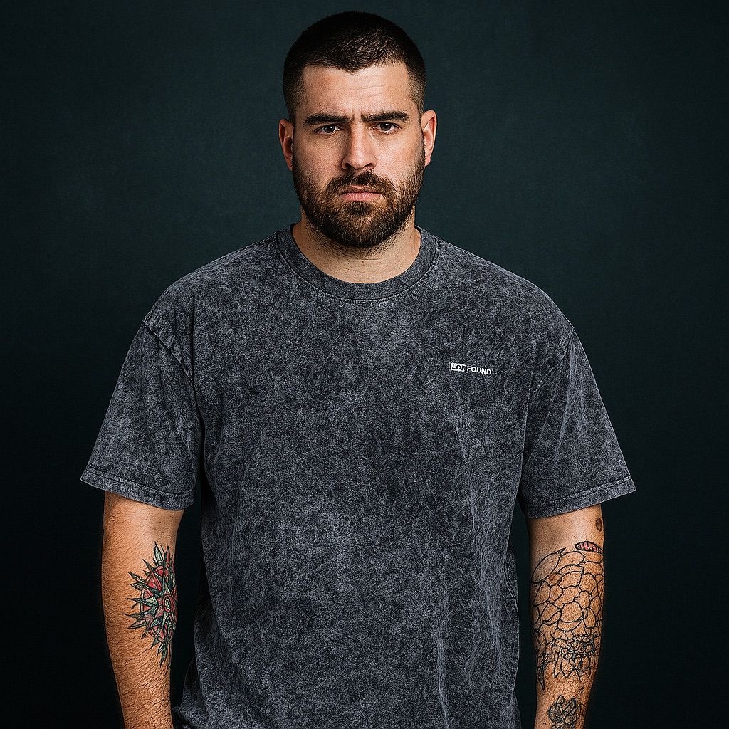 Polera Oversize Acid Wash – Gris claro